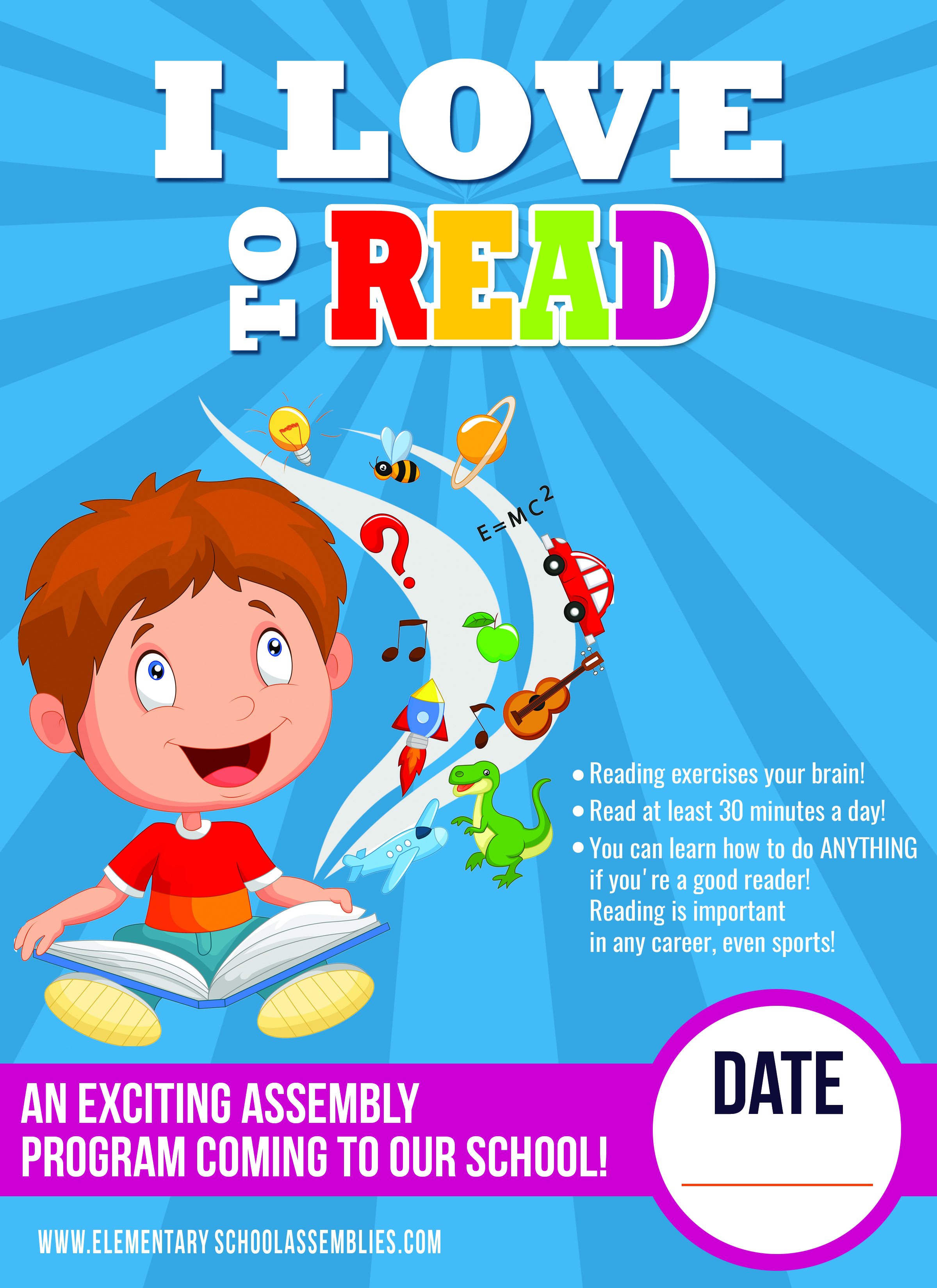 PARP school assembly flyer