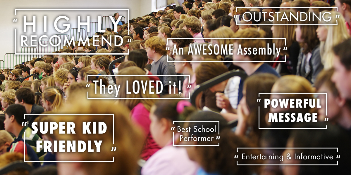 school assembly feedback graphic