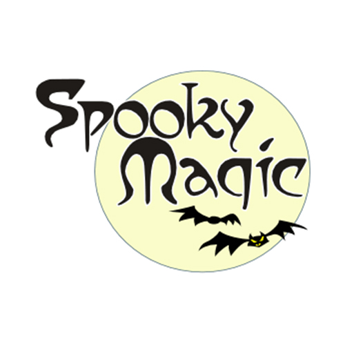Halloween magic show logo